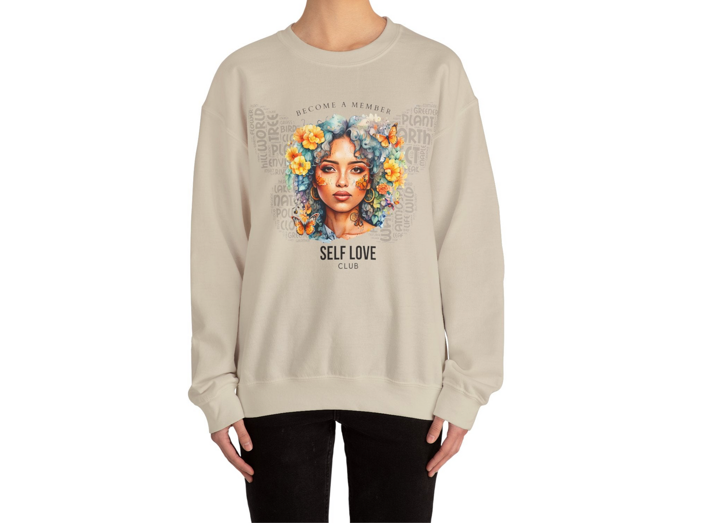 Unisex Personalized Self Love Club Sweatshirt