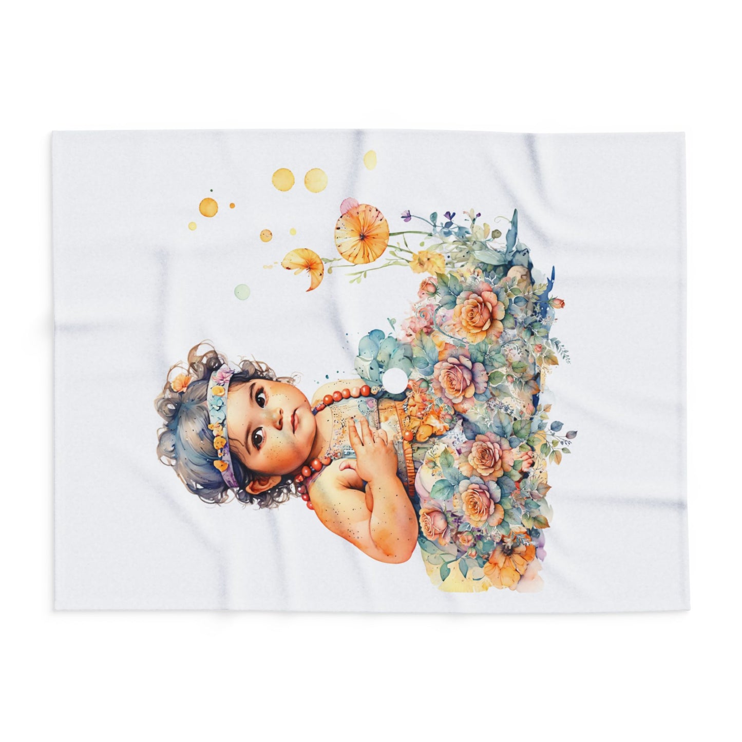 Custom Watercolor Blanket – Your Memories, Your Style