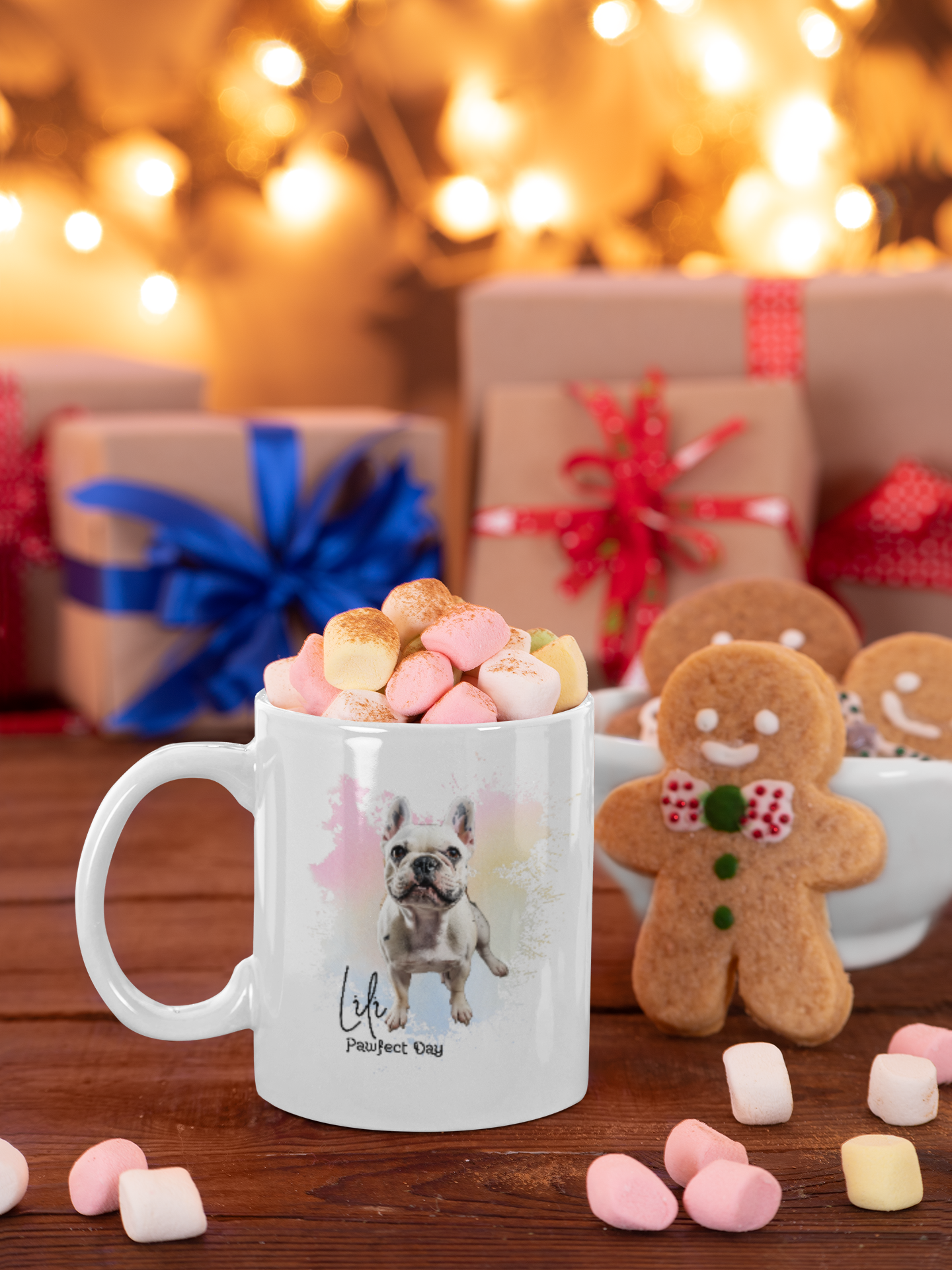 Personalized Dog Mug with Custom Watercolor Portrait – Pawfect Time