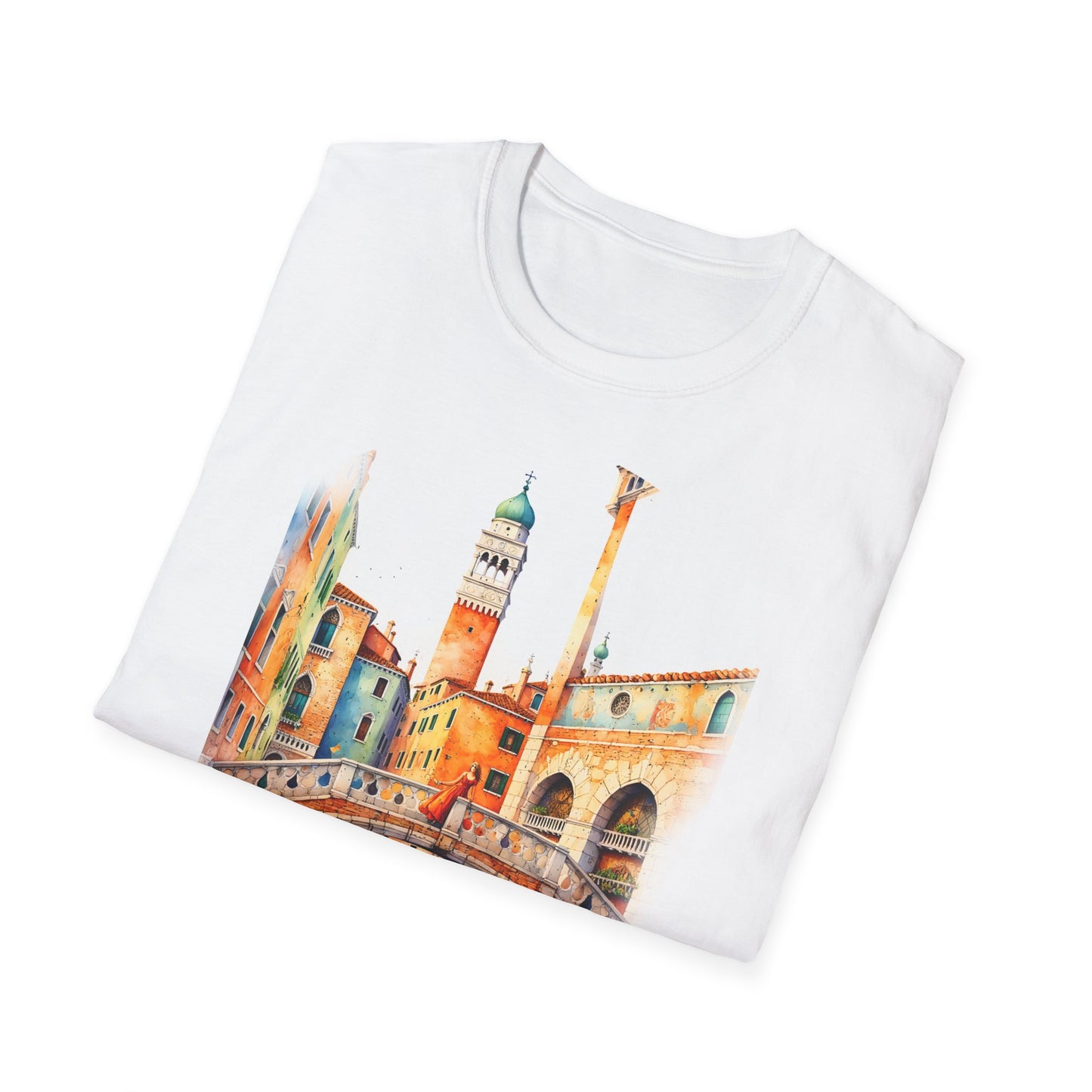 Cityscape Watercolor Unisex T-Shirts – Wear Your Favorite Destinations!