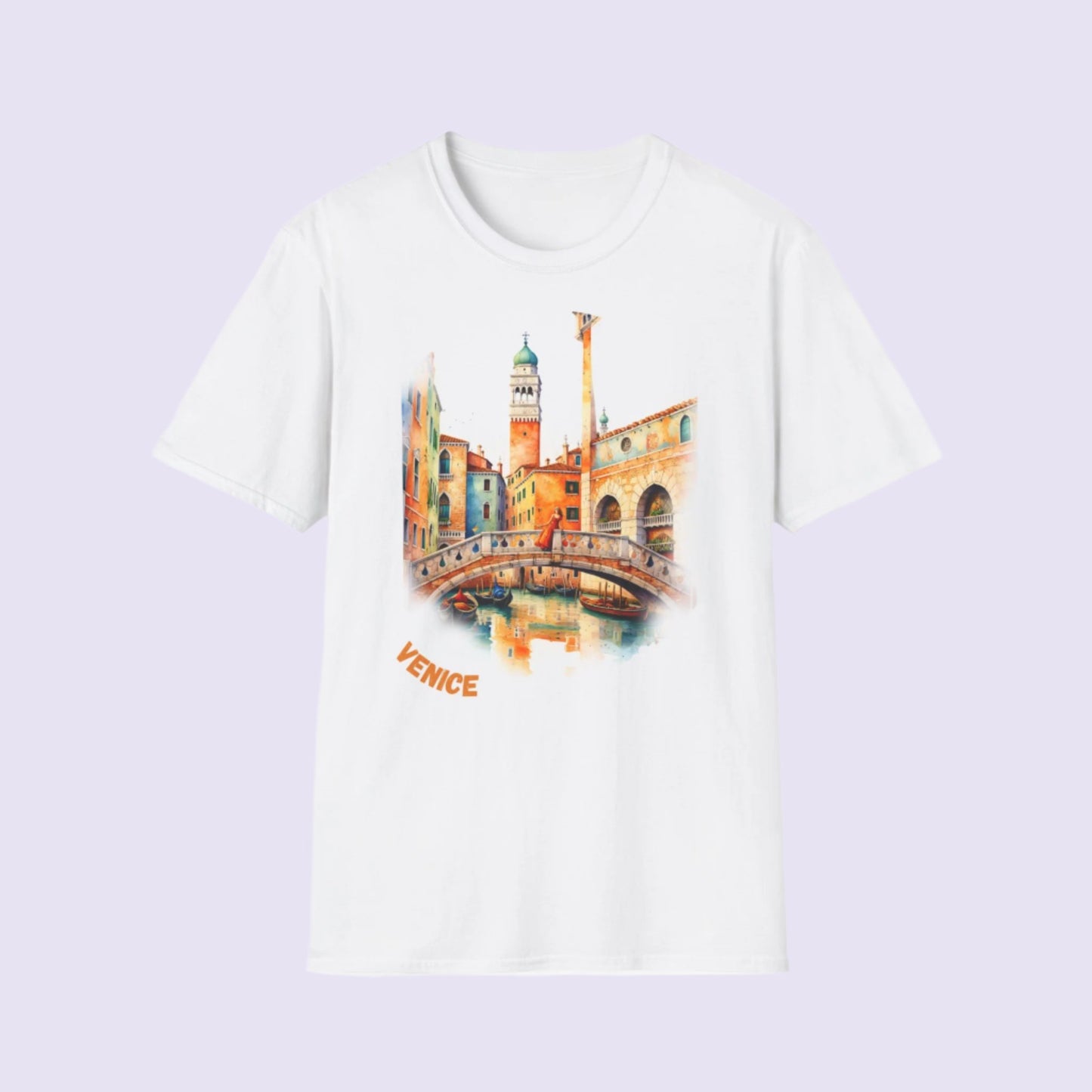 Cityscape Watercolor Unisex T-Shirts – Wear Your Favorite Destinations!