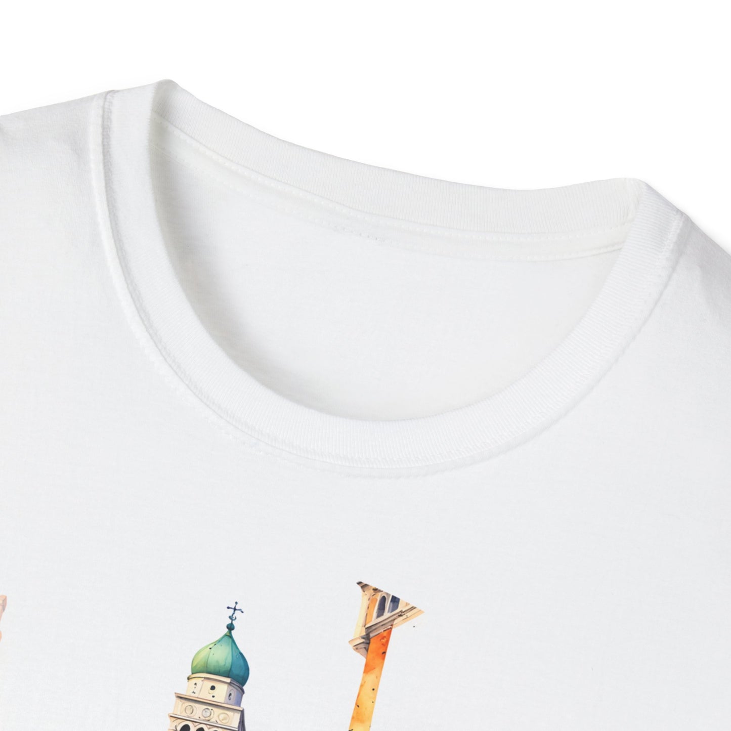 Cityscape Watercolor Unisex T-Shirts – Wear Your Favorite Destinations!