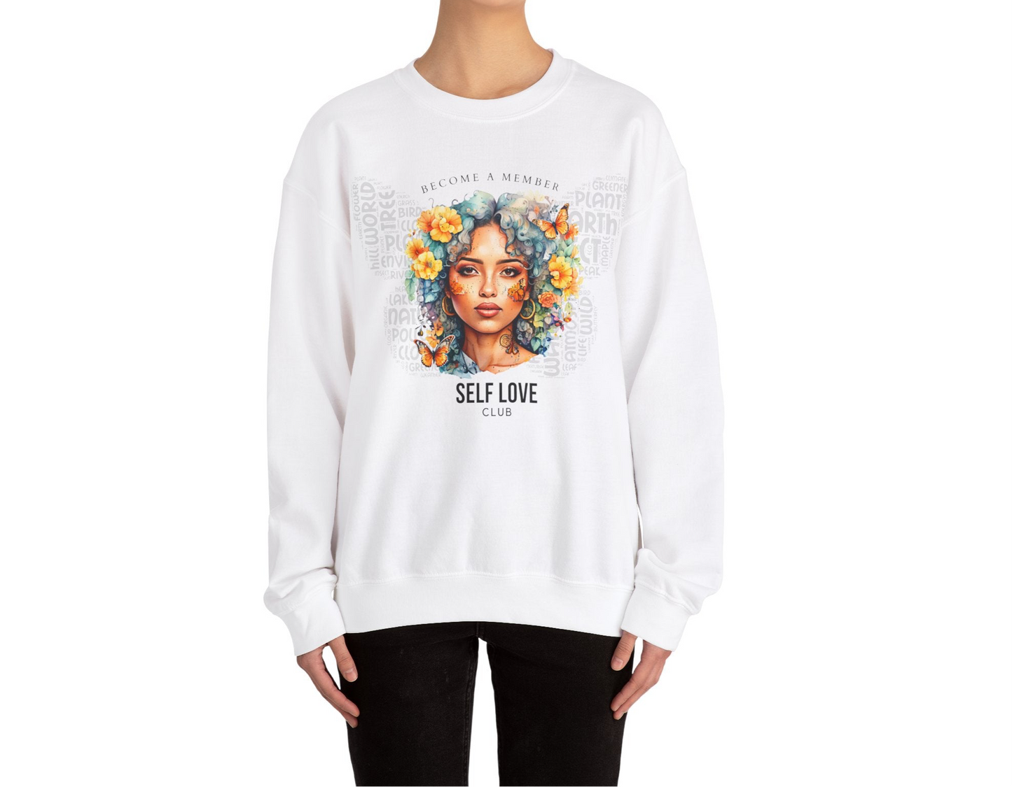 Unisex Personalized Self Love Club Sweatshirt