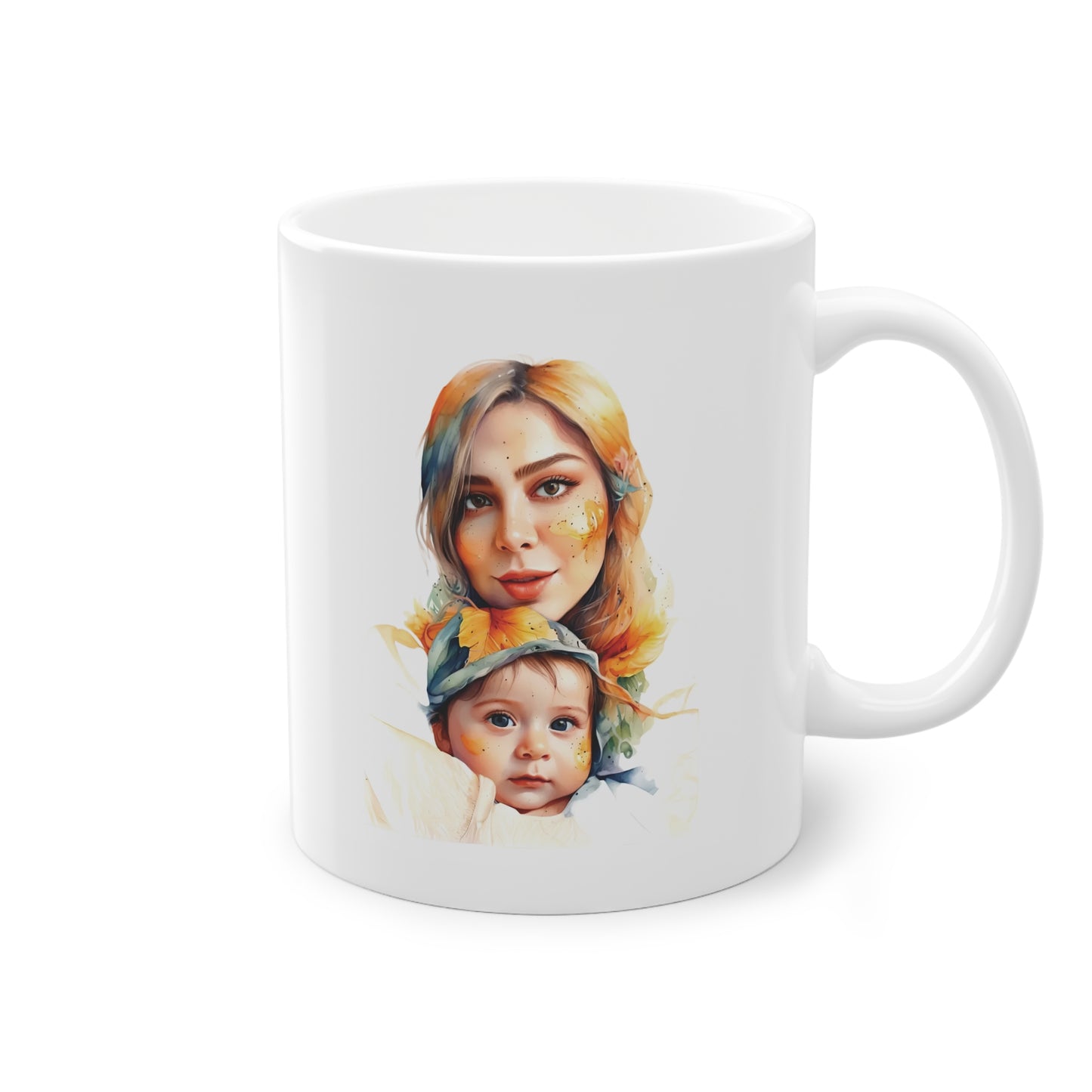 ☀️ Personalized Happy Mornings Mug - Up to 4 Persons 🎨☕