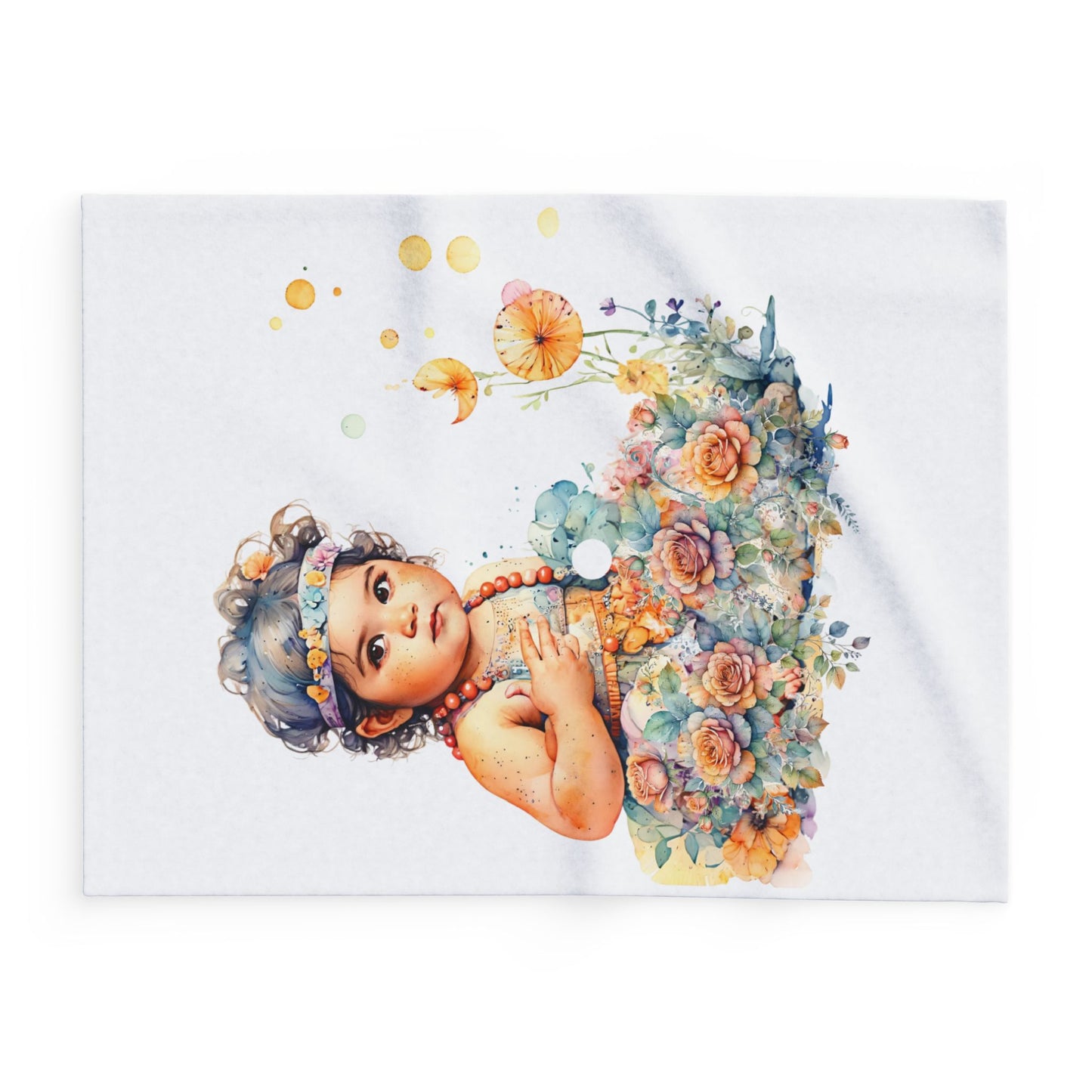 Custom Watercolor Blanket – Your Memories, Your Style