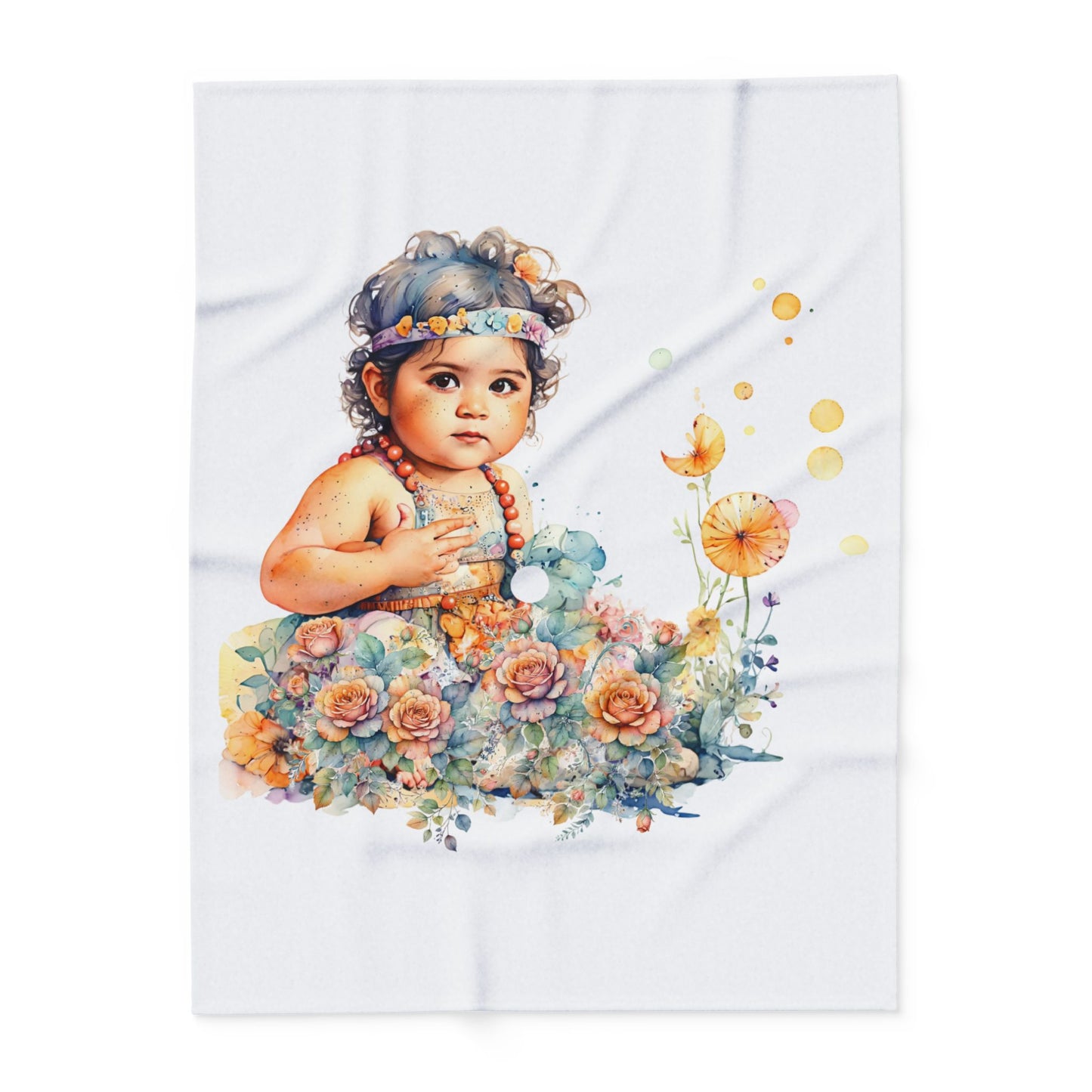 Custom Watercolor Blanket – Your Memories, Your Style