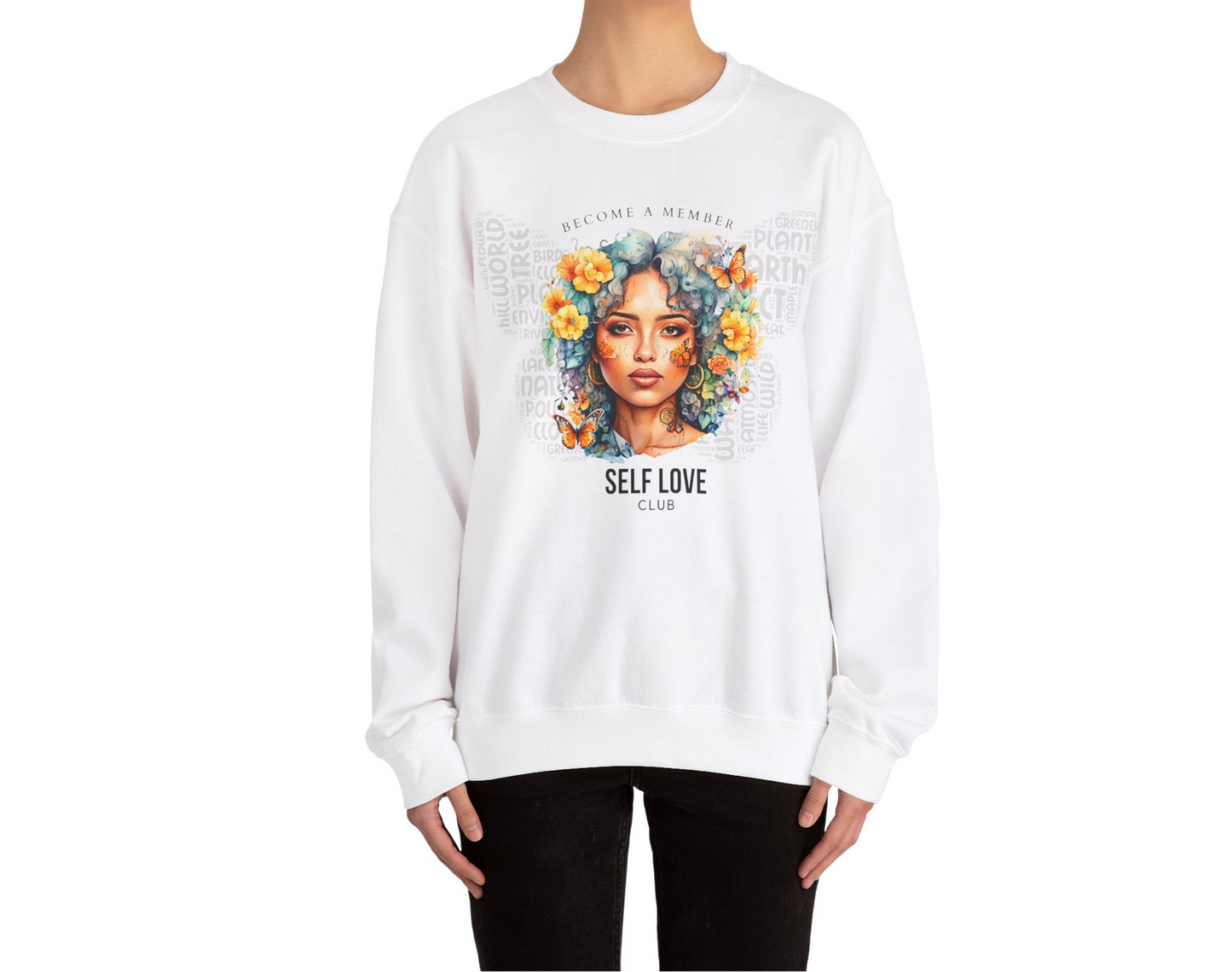 Unisex Personalized Self Love Club Sweatshirt