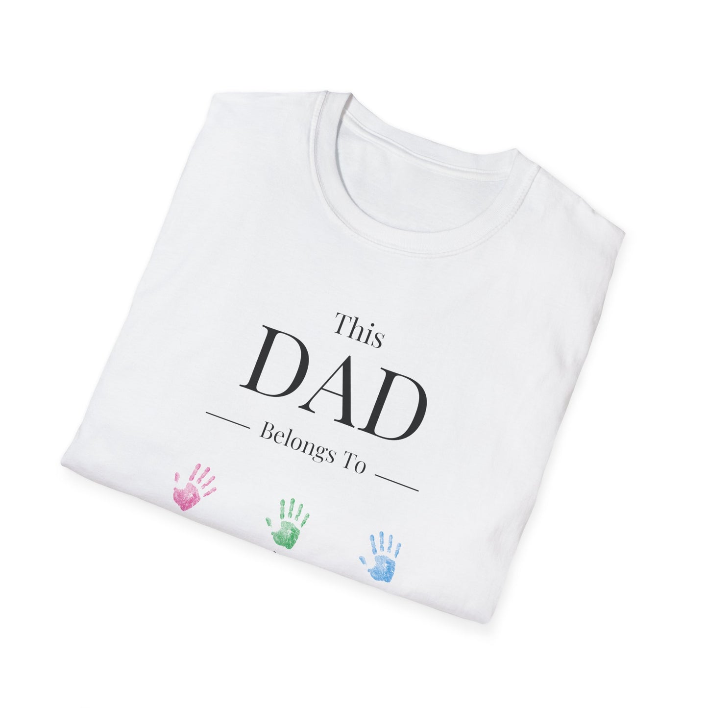 👕 Personalized Shirt for Best Dads with Children’s Names - Best Father's Day Gift Idea 🖐️✨