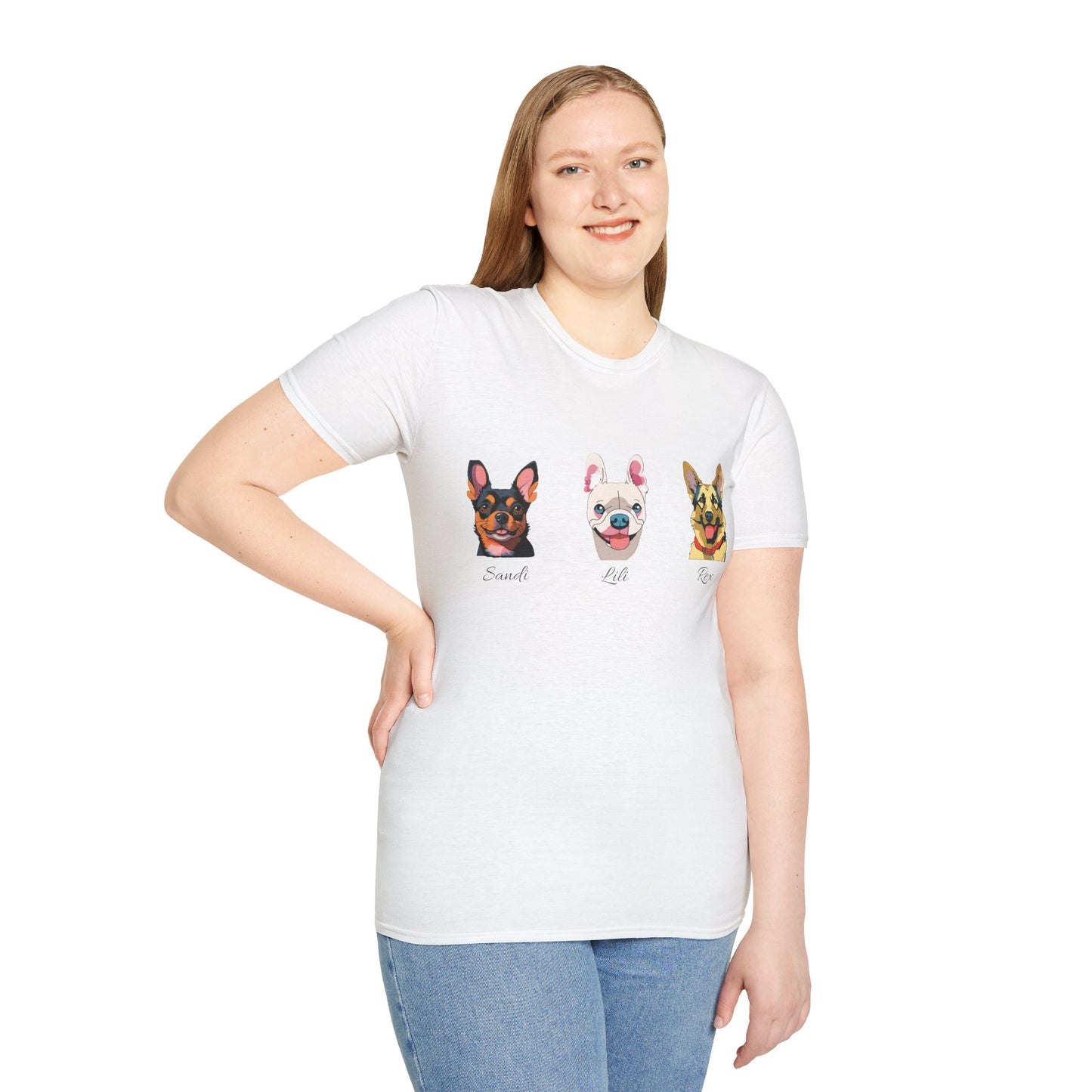 🐾 Show Off Your Furry Friends on Your T-shirt (Unisex)! 🐶🐱