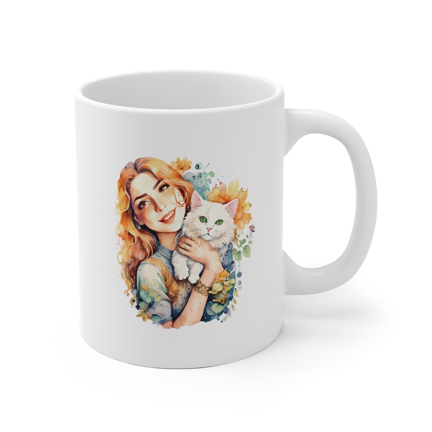 🎨 Watercolor Mug Customized with Your Photo ☕💕