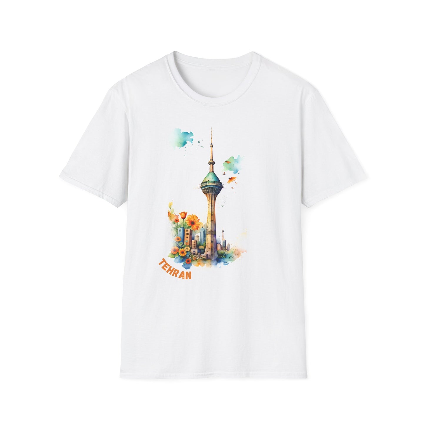 Cityscape Watercolor Unisex T-Shirts – Wear Your Favorite Destinations!